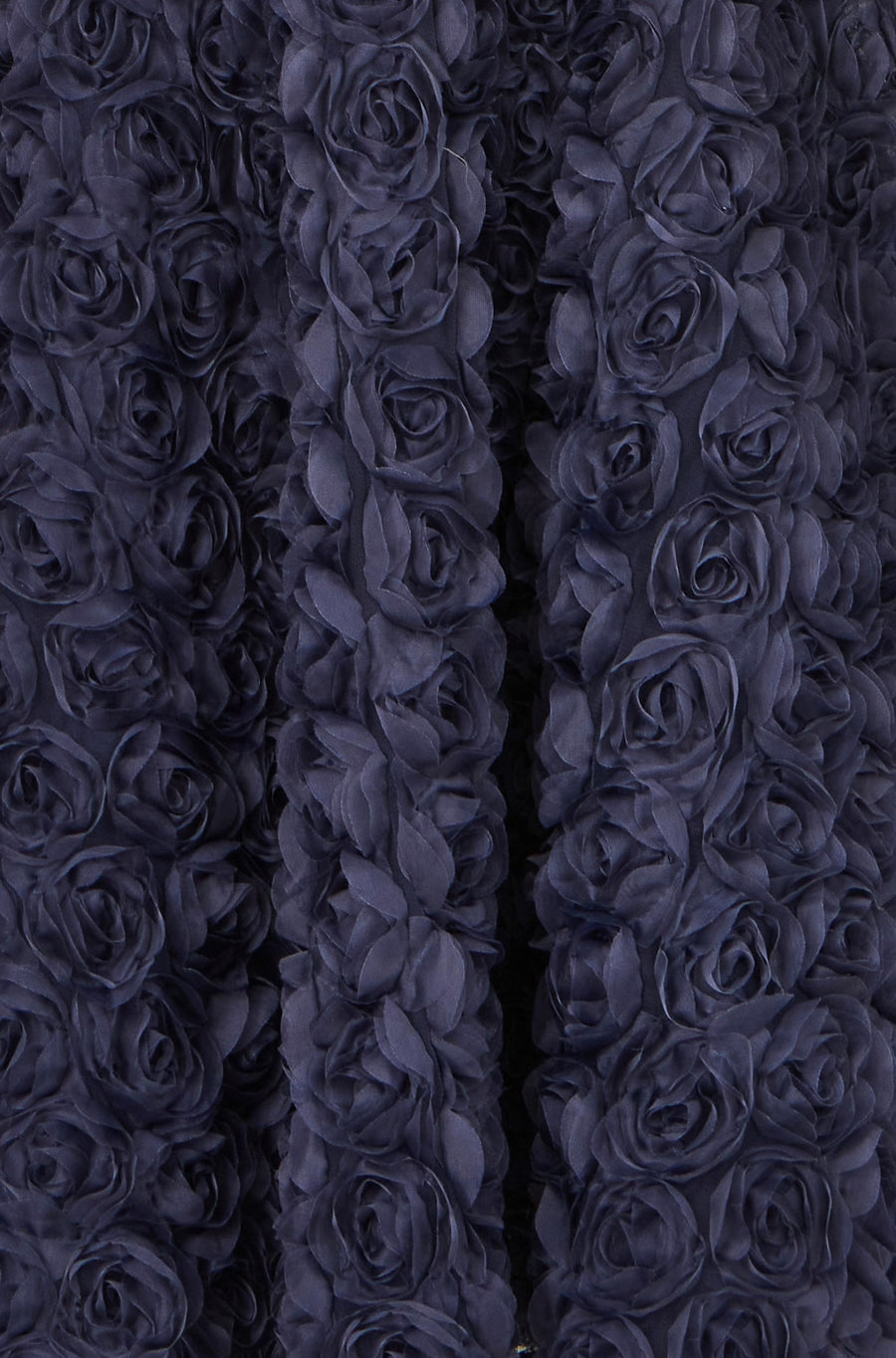 Yumi Navy Applique Floral Skater Dress