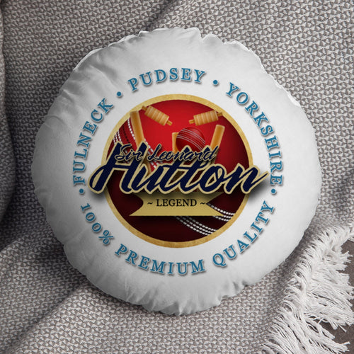 Yorkshire Cricket Legend  - Legend Collection - Circle Cushion 14"