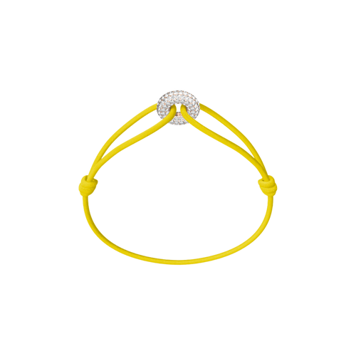 Mini Rose Soho Pavé Cord Bracelet
