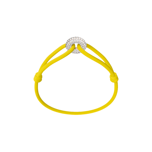 Rose Soho Pavé Cord Bracelet