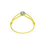 Mini Silver Soho Diamond Cord Bracelet