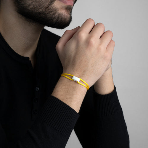 Snow Regent Cord Bracelet