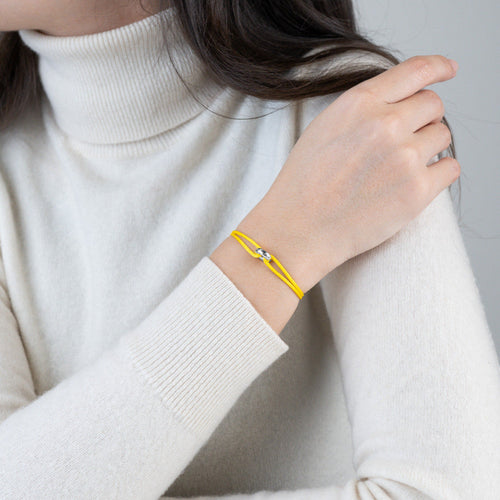 Mini Silver Soho Cord Bracelet