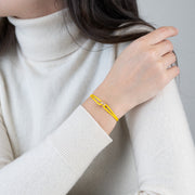 Mini Golden Soho Diamond Cord Bracelet