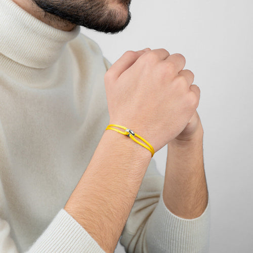 Silver Soho Cord Bracelet