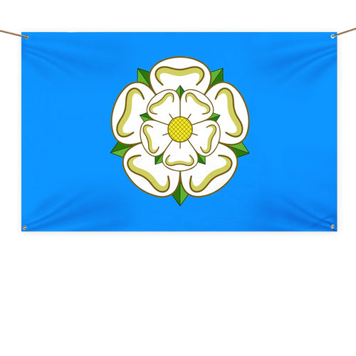Yorkshire Rose - Blue - 5ft x 3ft Flag