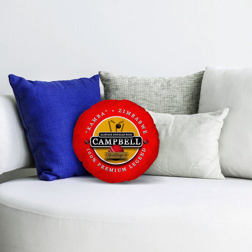 Zimbabwe Campbell  - Legend Collection - Circle Cushion 14"