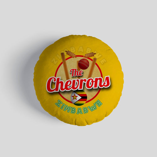 Zimbabwe Chevrons  - Legend Collection - Circle Cushion 14"