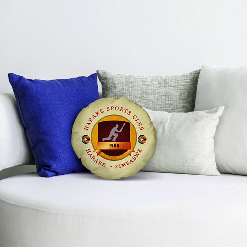 Zimbabwe Harare  - Legend Collection - Circle Cushion 14"