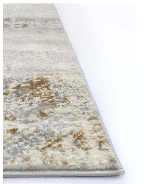 Abstract Vintage Cream/Ochre Rug