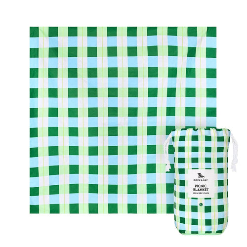 Dock & Bay Picnic Blanket - Apple Tart: Large (170x170cm)
