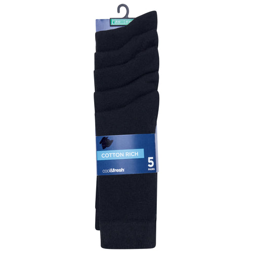 M&S 5 Pairs Cool & Fresh Cotton Rich Socks