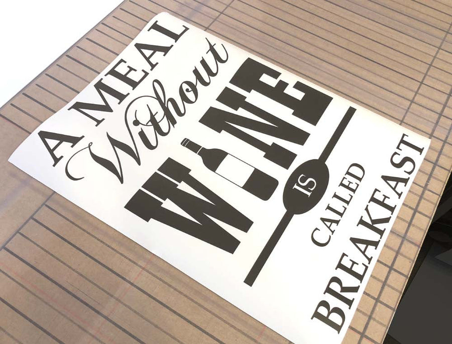 Humorous Wine Wall Sticker Quote