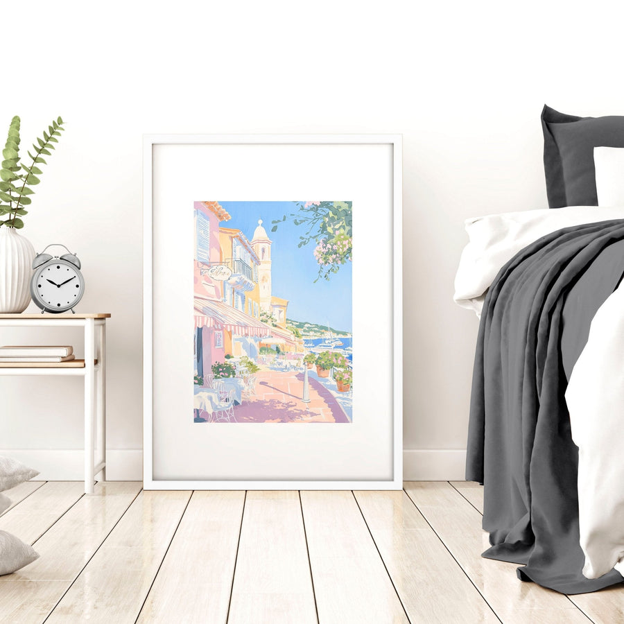 Above The Bed Wall Decor | Set of 3 Beach Decor Wall art Prints