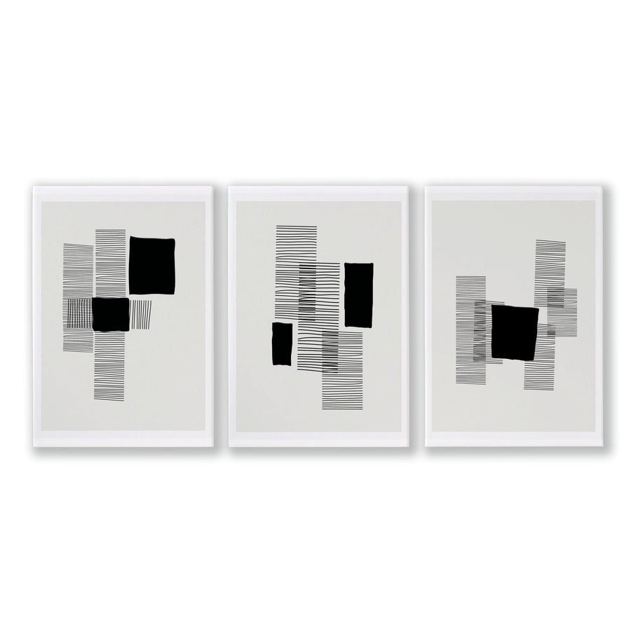 Abstract Art Painting | Set of 3 Abstract Wall art Prints