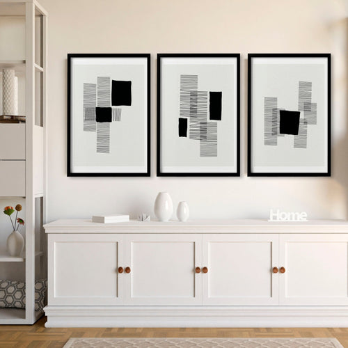 Abstract Art Painting | Set of 3 Abstract Wall art Prints