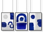 Abstract Framed Wall Art | Set of 3 Abstract Wall art Prints