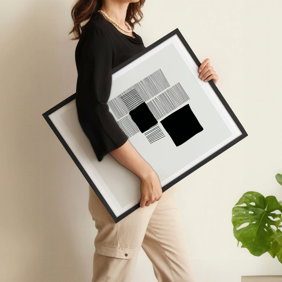 Abstract Wall Art For Bedroom | Set of 3 Abstract Wall art Prints