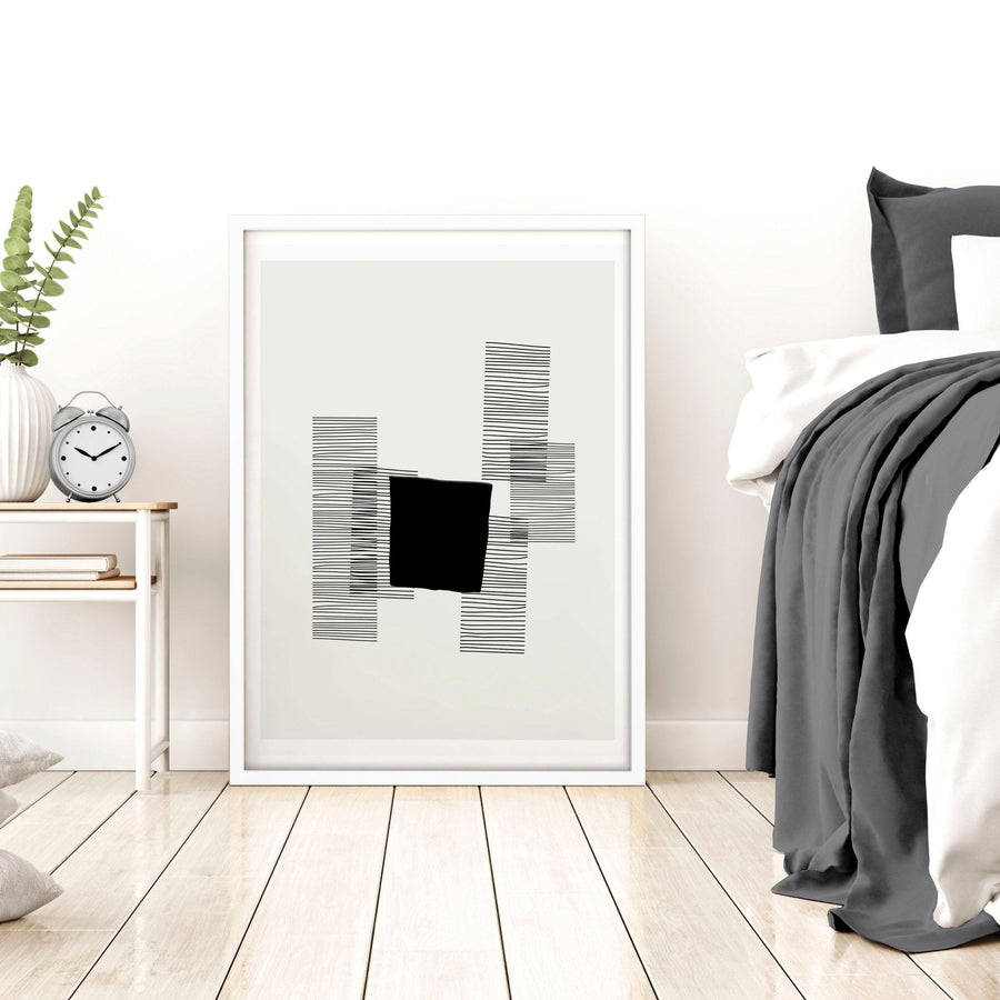 Abstract Wall Art For Bedroom | Set of 3 Abstract Wall art Prints