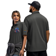 adidas space-dyed polo