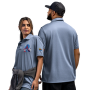 adidas space-dyed polo