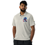 adidas space-dyed polo