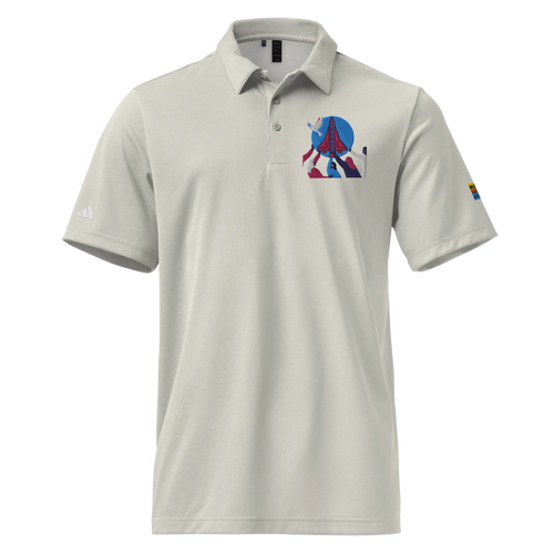 adidas space-dyed polo