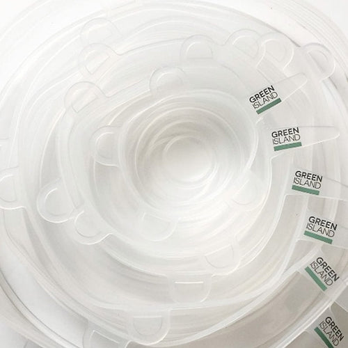 Air Tight Stretchy Silicone Lids - 6 Pack