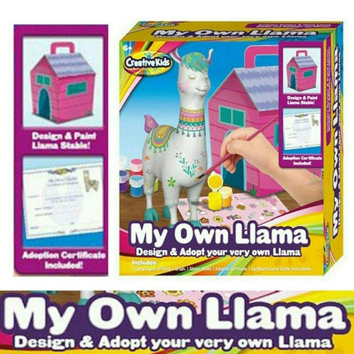 My Own Llama Creative Kids Design & Adobe Your Own Llama Paint Set Age 6+ Kids