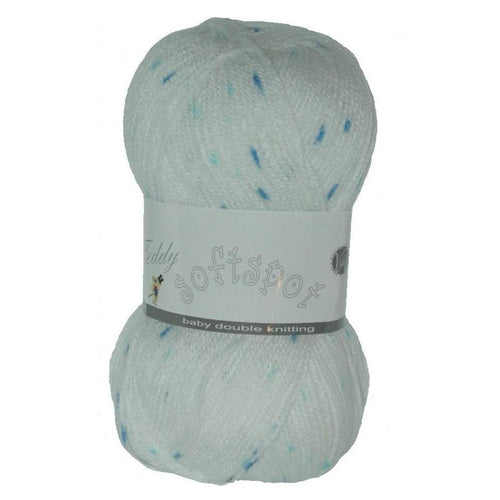 Teddy Softspot 100g  Blue Spots/White 1652100g