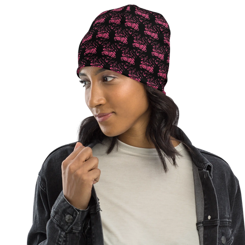 Roots Print Beanie