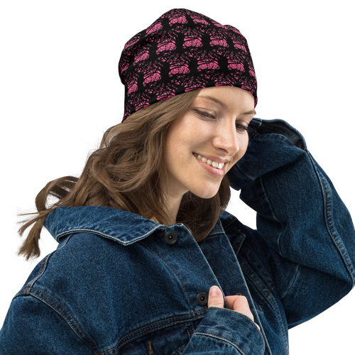 Roots Print Beanie