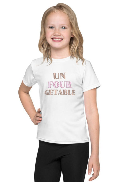 Un FOUR-Getable 4th Birthday T-Shirt Personalised