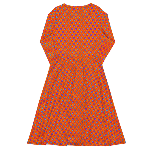 Hour Glass long sleeve midi dress