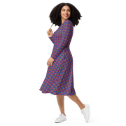 Creator long sleeve midi dress