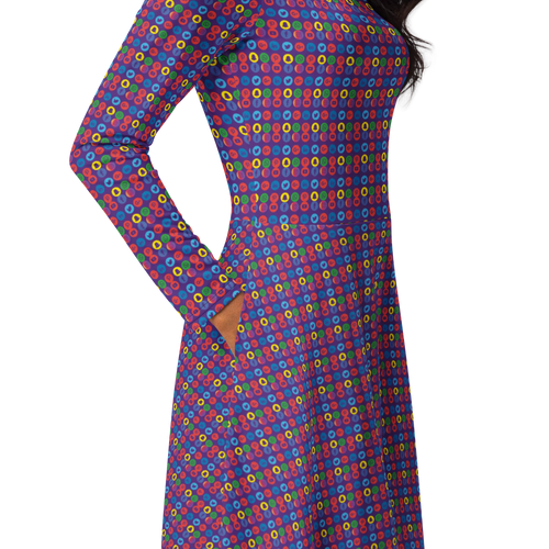 Creator long sleeve midi dress