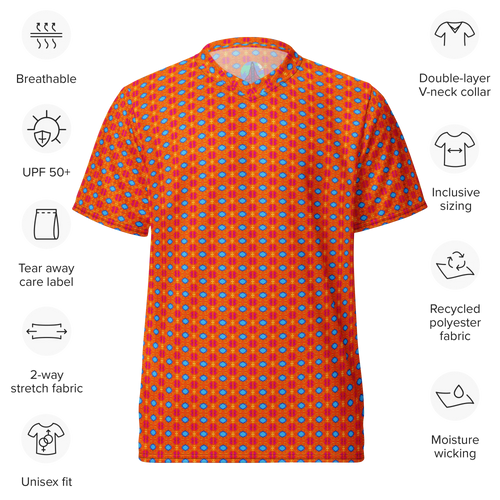 Te Amo Recycled unisex sports jersey