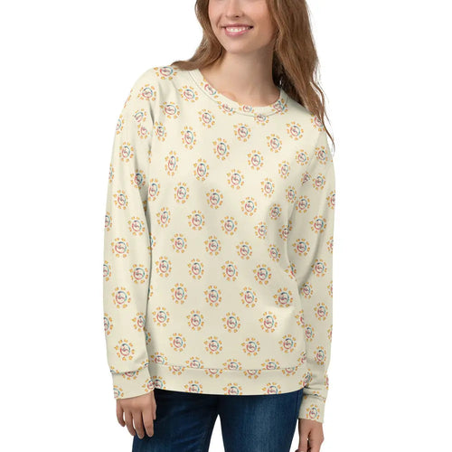 Tao Sun Creamy White Unisex Sweatshirt