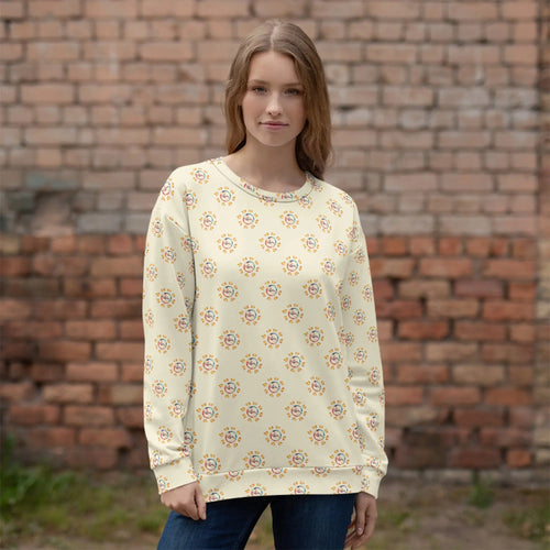 Tao Sun Creamy White Unisex Sweatshirt