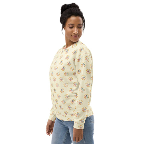 Tao Sun Creamy White Unisex Sweatshirt