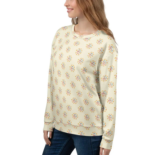 Tao Sun Creamy White Unisex Sweatshirt
