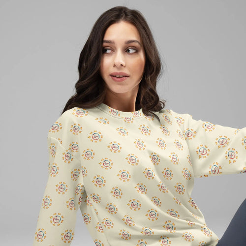 Tao Sun Creamy White Unisex Sweatshirt