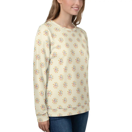 Tao Sun Creamy White Unisex Sweatshirt