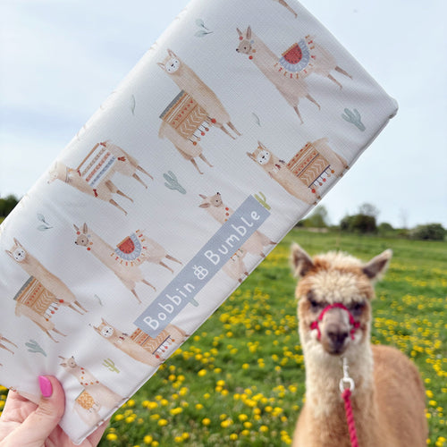 Travel Changing Mat - Alpacas