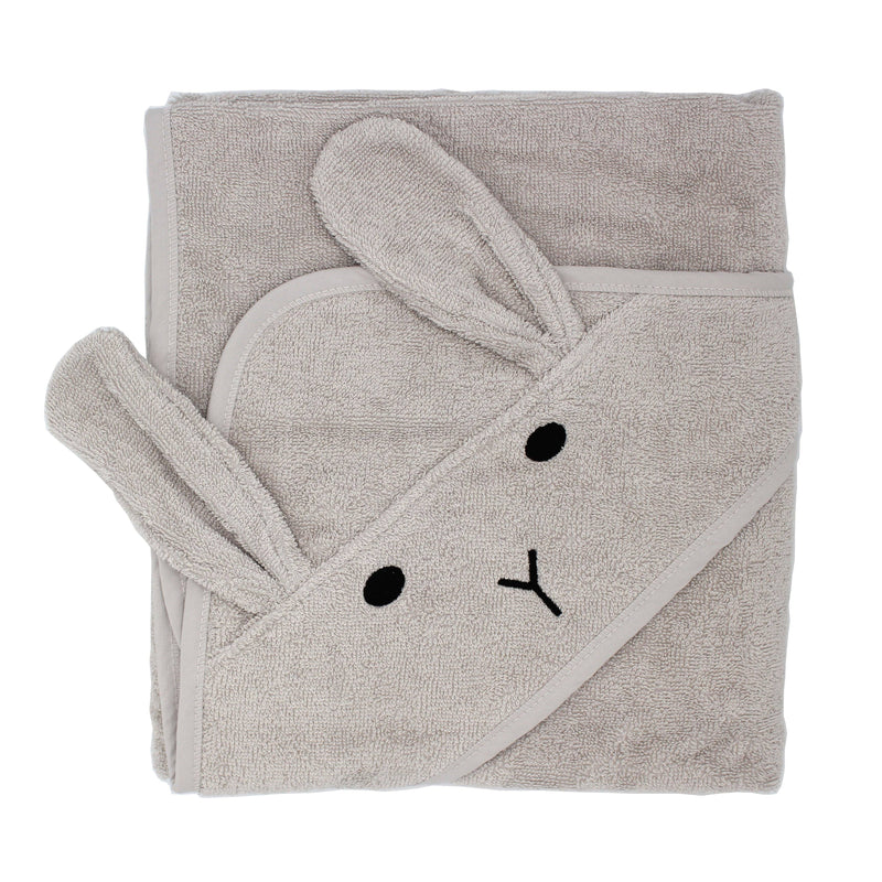 Animal Hooded Baby Towels – Organic Cotton (Fox, Lion, Rabbit Designs)
