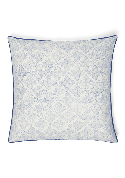 Antonia Sky Lattice Cushion Cover