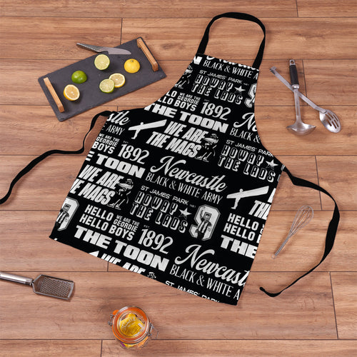 Newcastle - Word Montage - Apron