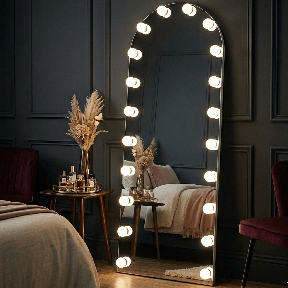 Angelina Full Length Arch Hollywood Mirror 160 x 60cm