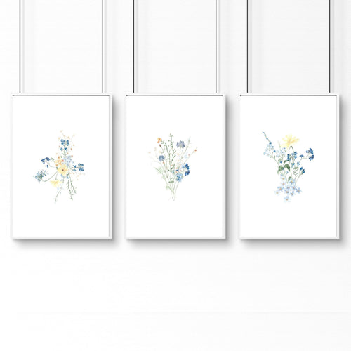 Art Botanical Prints | Set of 3 wall art prints