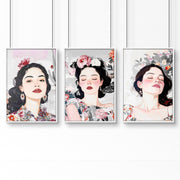 Art Decor For Bedroom Wall | Set of 3 Bohemian Prints